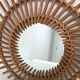 Sun-shaped mirror in bamboo rattan 50-60 years