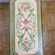 Magazine holders in painted wood, with hand-painted floral decorations