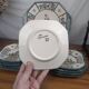 Henriot Quimper RM Octagonal Dessert Service Breton Couple Art Deco Style