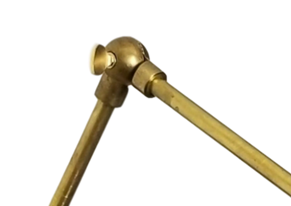 Applique murale italienne bras articulable noir