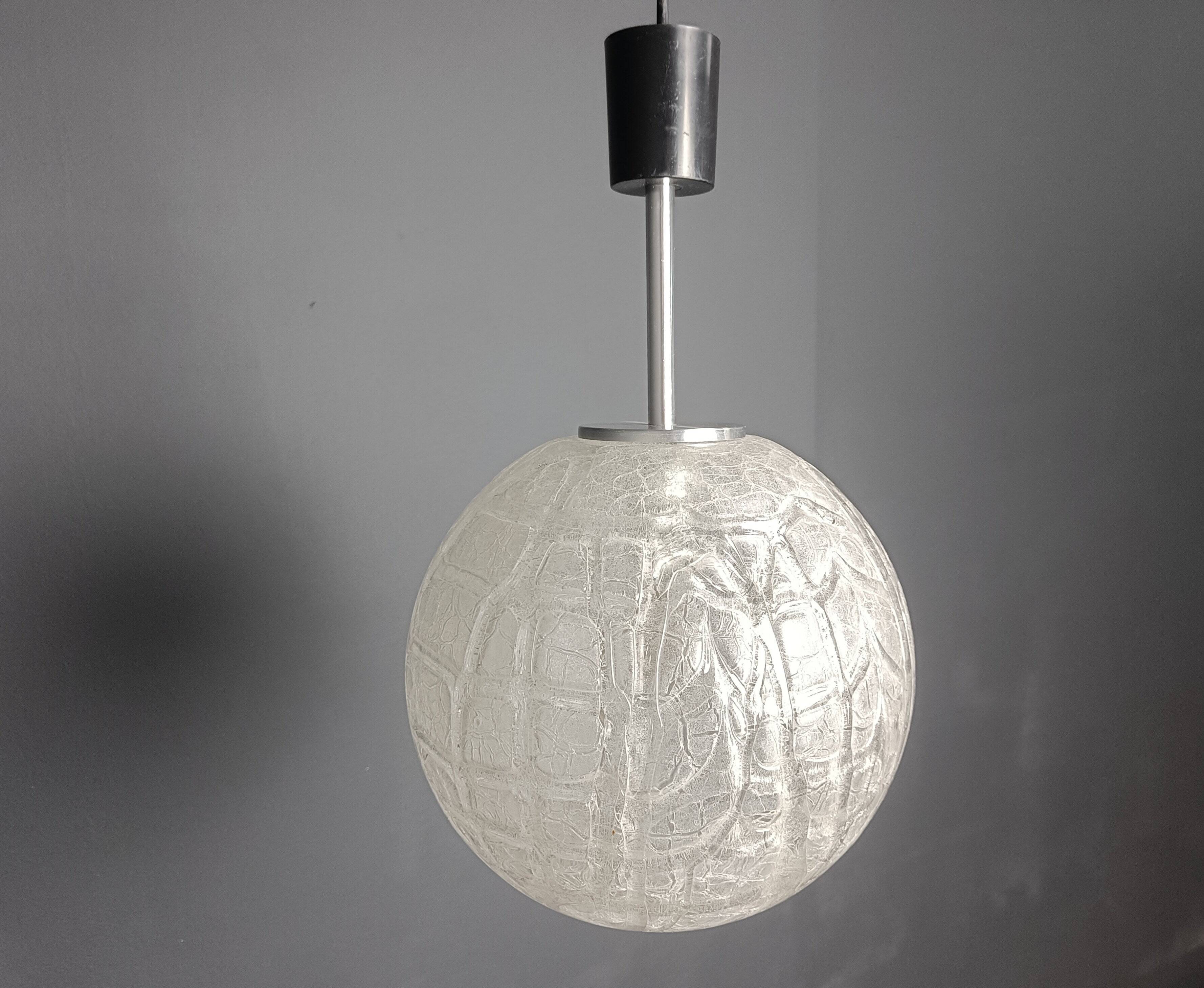 Vintage pendant light by Doria Leuchten, 1960s