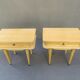 Pair of art deco bedside tables