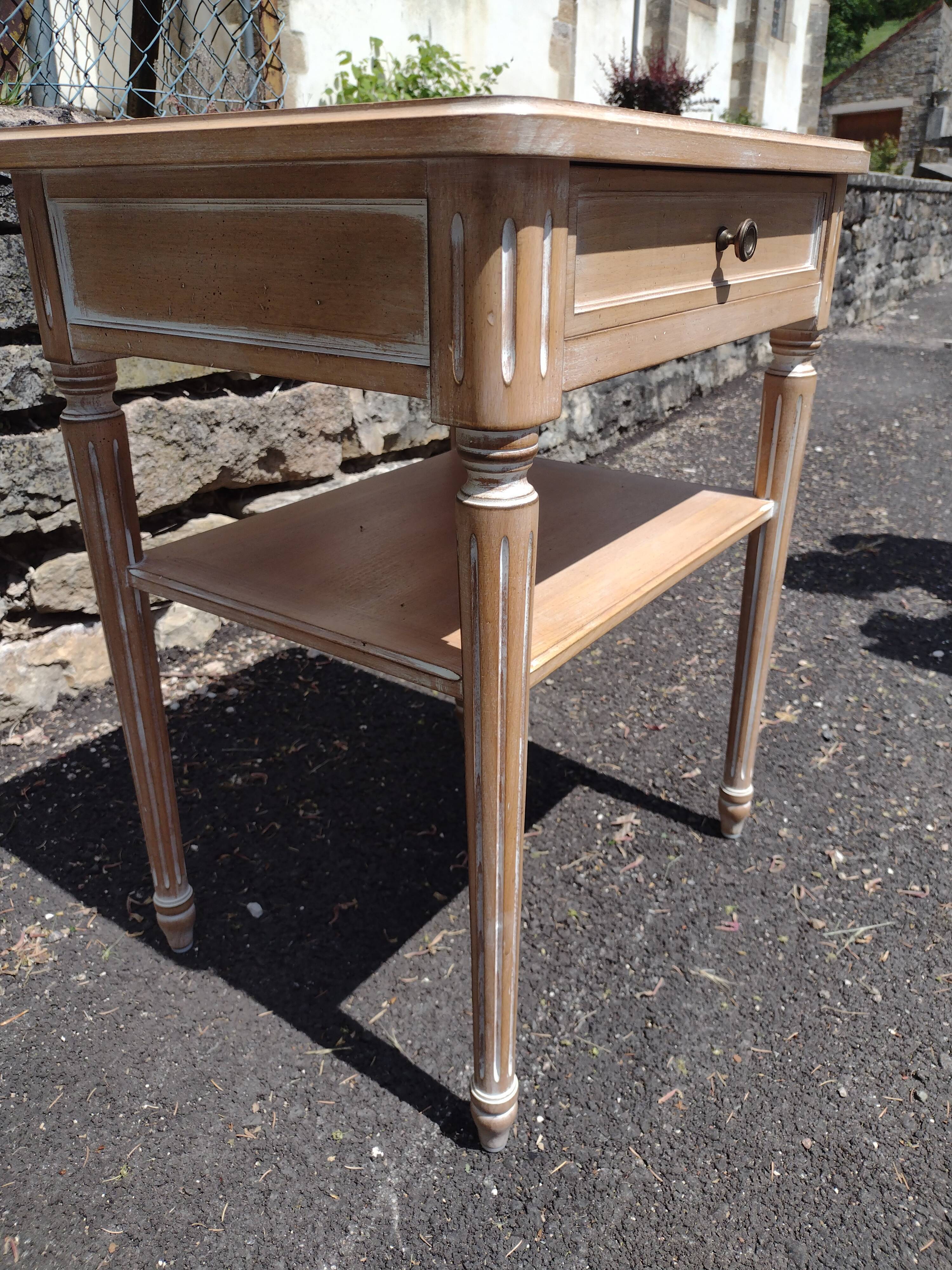 Bedside table louis XVI style