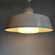 Rotaflex pendant lamp, space age, UFO-shaped, pressed plastic, 1960s.