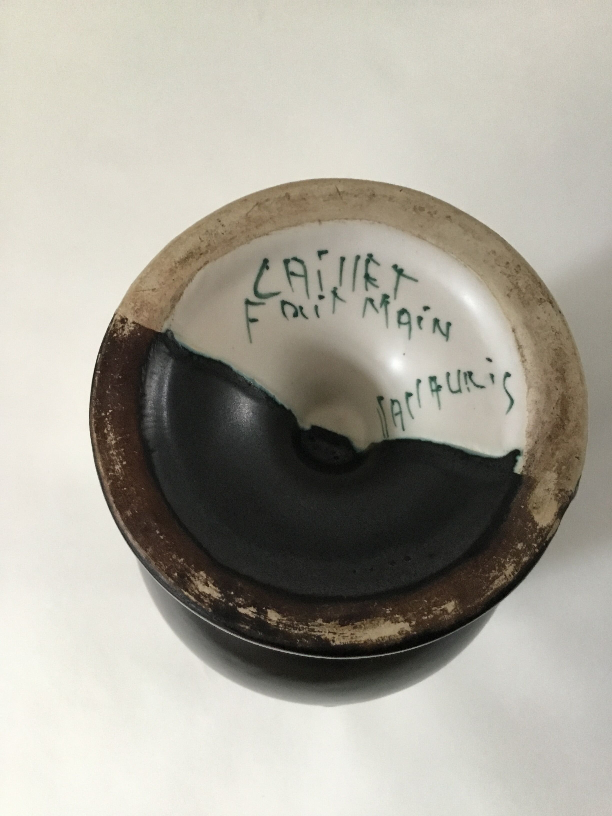 Vallauris H Caillet vase cup