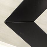 Vintage chrome square table