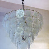 Glass chandelier