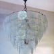 Glass chandelier