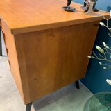 Vintage desk with winged drawers