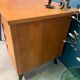 Vintage desk with winged drawers
