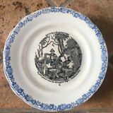 Series of 12 dessert plates