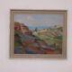 Original Swedish oil on panel – “Coastal Landscape” by Carl Deelsbo (1908–1982) – vintage & framed – 45.5 × 53.5 cm