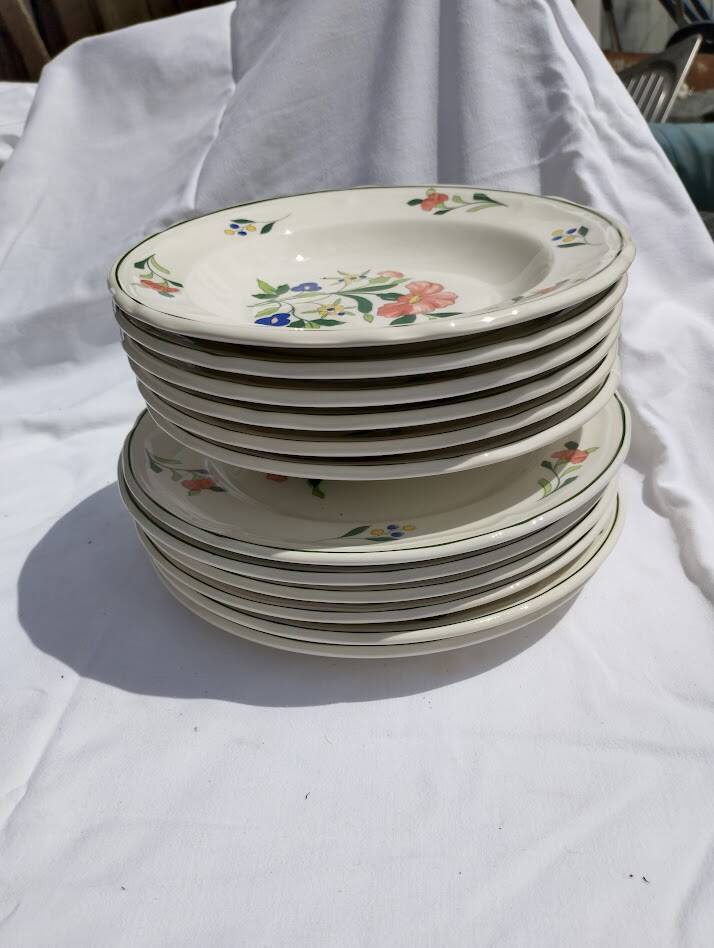 Vintage table service Ceramica Quadrifoglio