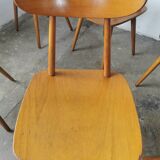Set of 6 Hiller chairs, vintage bistro