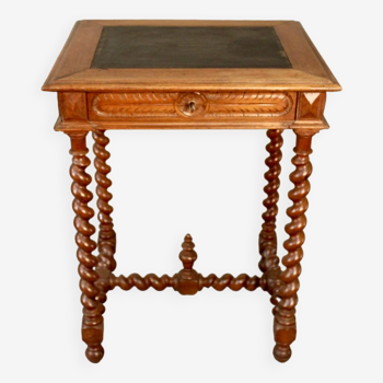 Small Louis XIII Style Table with Turned Legs