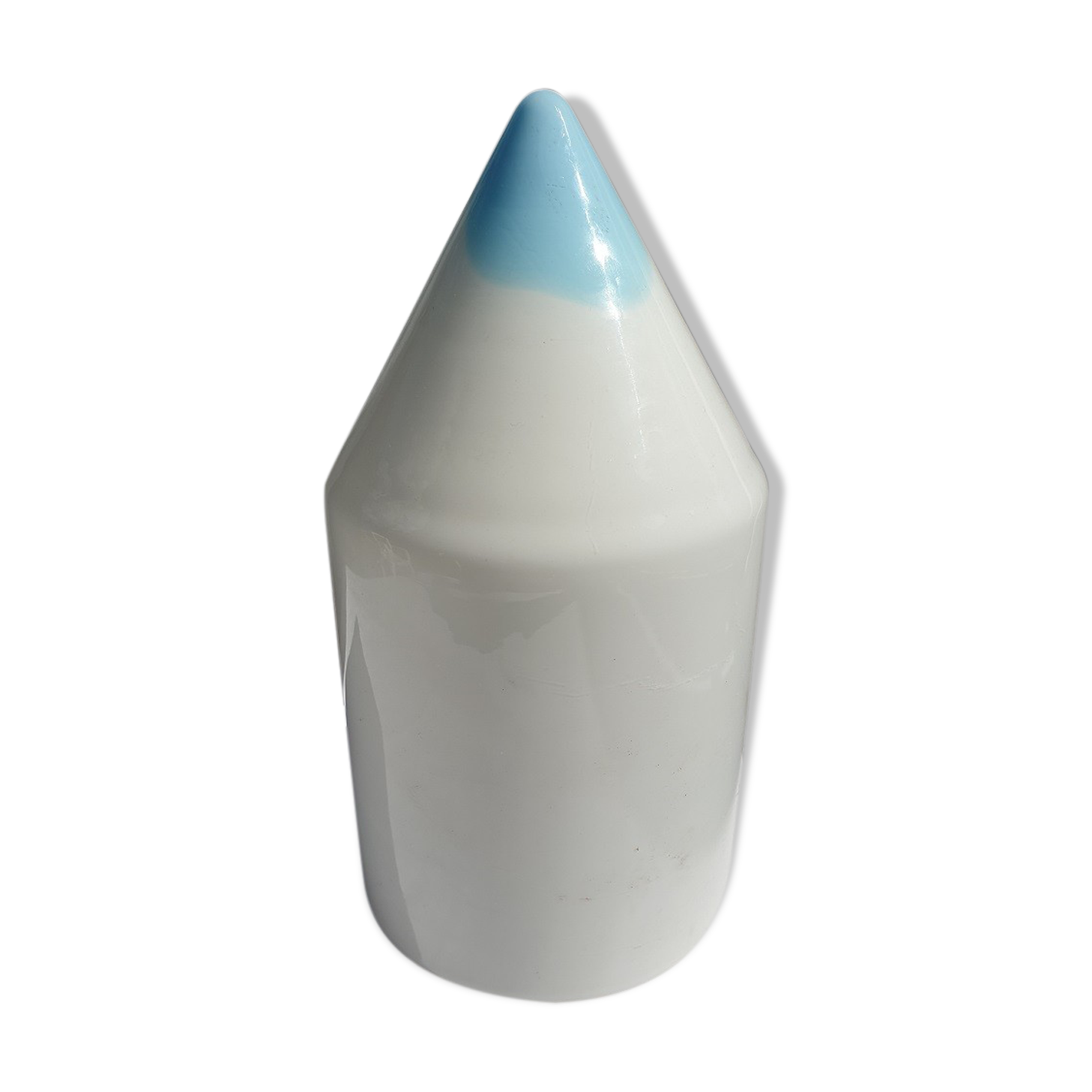 Glass pencil shape lamp