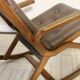 1960s Norwegian design rocking chair in teak, reference PAOLO.