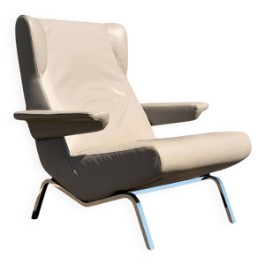 Fauteuil Archi en cuir