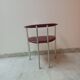 Set of 4 leather dining chairs