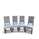 four Victorian dining chairs