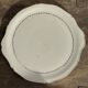 Large earthenware tart dish from Gien Quimper with a golden rim D35
