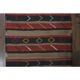 1970s Turkish Oushak Handmade  Red Brown Kilim Runner Rug 108x350