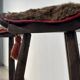 Vintage Brutalist Marbella stool by Sergio Rodrigues, 1970s