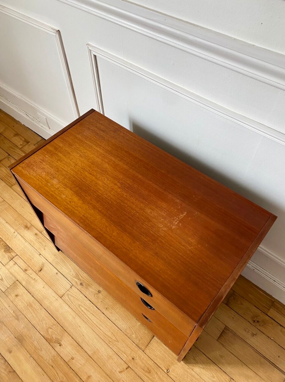 Teak shoe cabinet vintage years