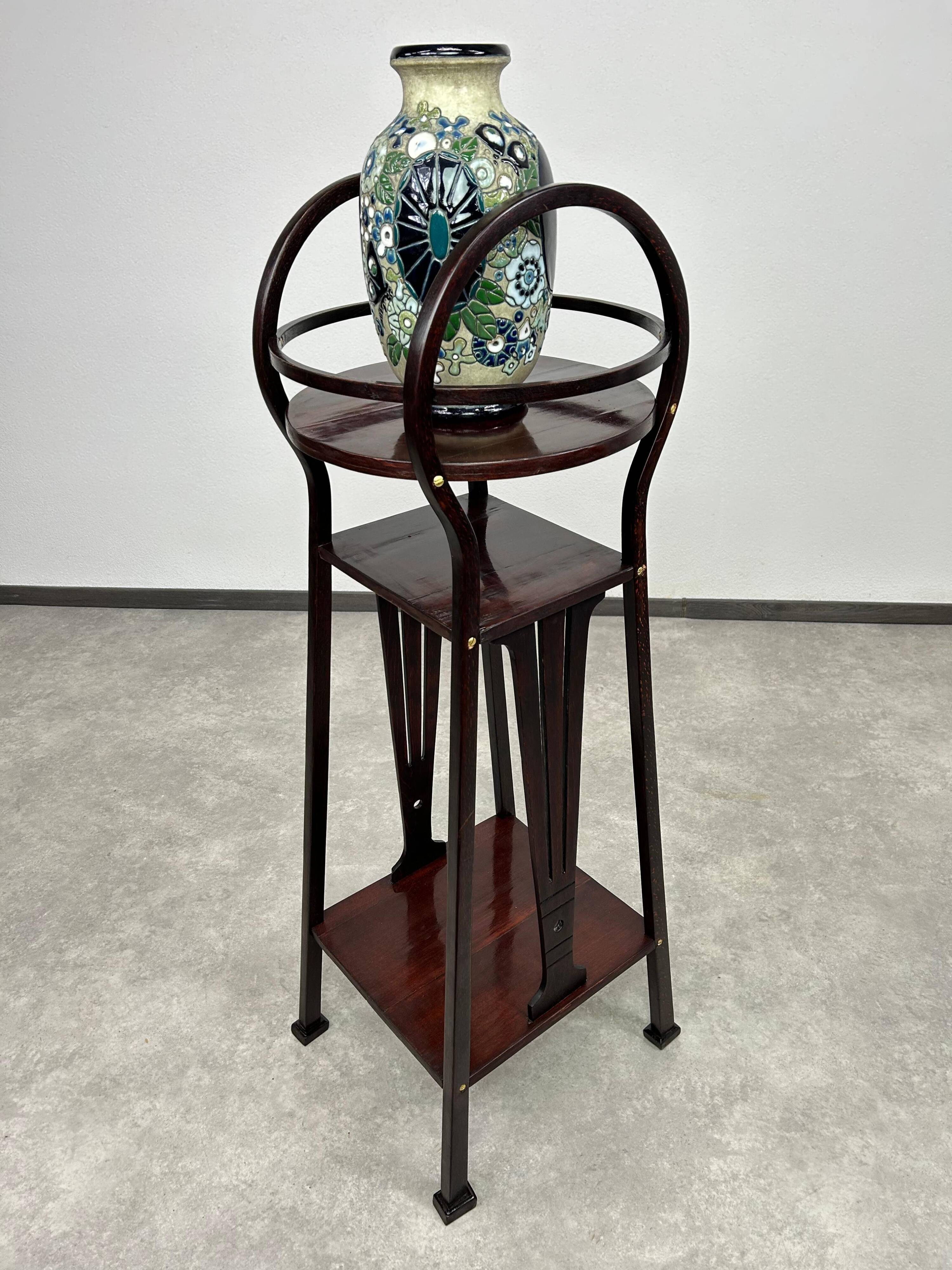 Plant stand Secession no.9532 by architect Marcel Kammerer for Thonet
