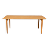 Niels Otto Moller Oak dining table for J.L. Møllers Møbelfabrik