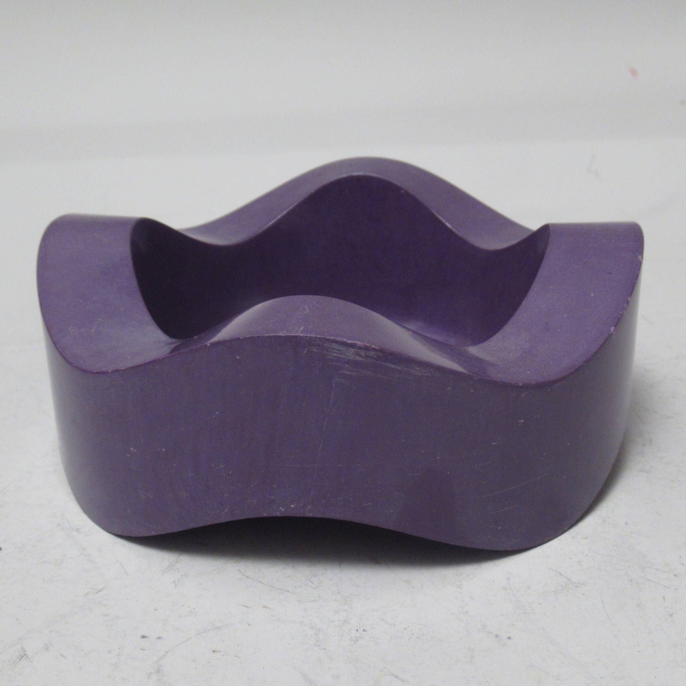 Sinus ashtray purple Walter Zeischegg Helit