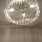 Lamp "Venini" with circular glass ceiling. Italy 1970s.