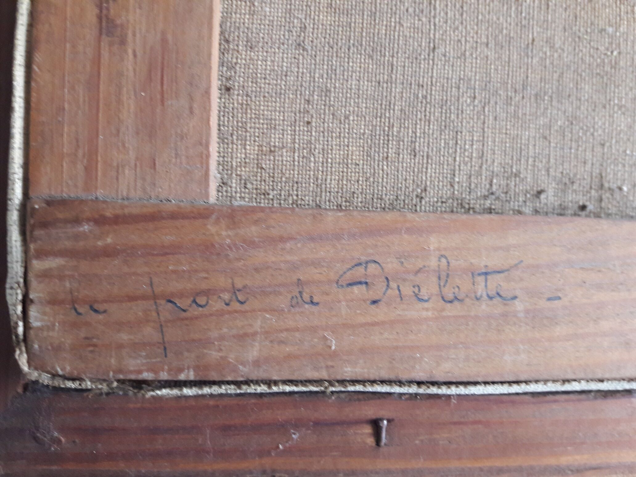 Signed marine painting