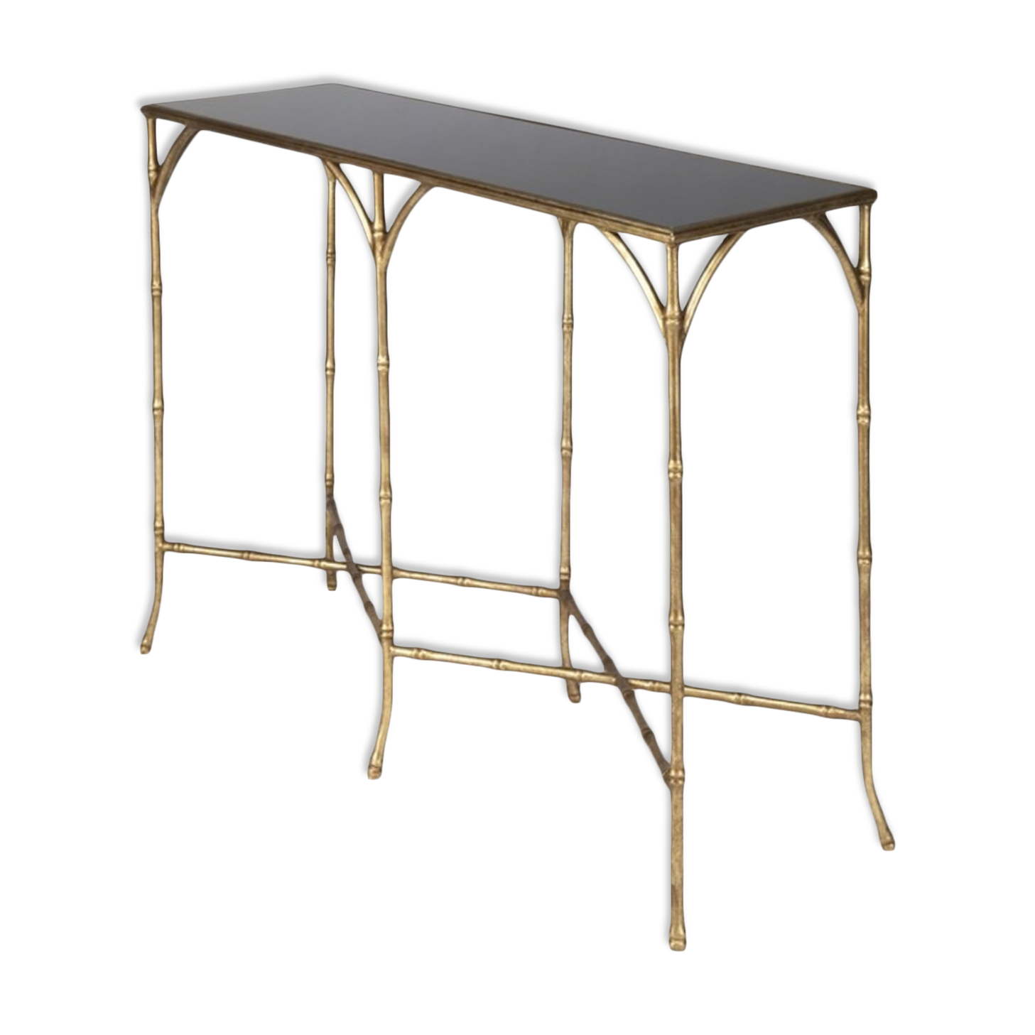 6-foot bamboo console