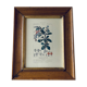 Framed botanical poster