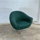 Fauteuil oeuf vintage vert