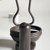 Brutalist Snail Candle Holder Vintage