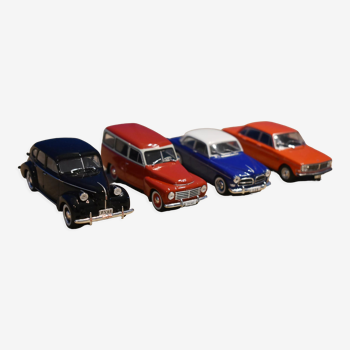 Set of 4 Volvo cars editions Atlas collections