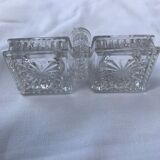 Set of 2 pairs of crystal salters
