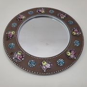Ceramic Mirror Mari Simmulson Floral Decor/ Scandinavian Design