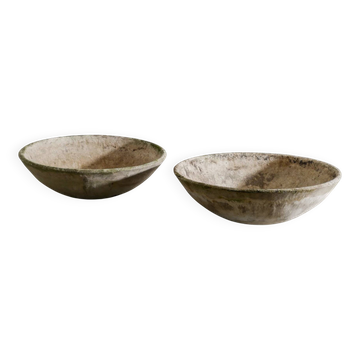 Vases en béton de style mid-century par Willy Guhl, années 1950