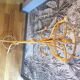 Portemanteau perroquet en rotin