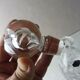 Old carved crystal decanter, from Saint Louis