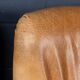 Vintage 20thc pair of italian leather lounge chairs by rossi di albizzate