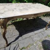 Marble coffee table