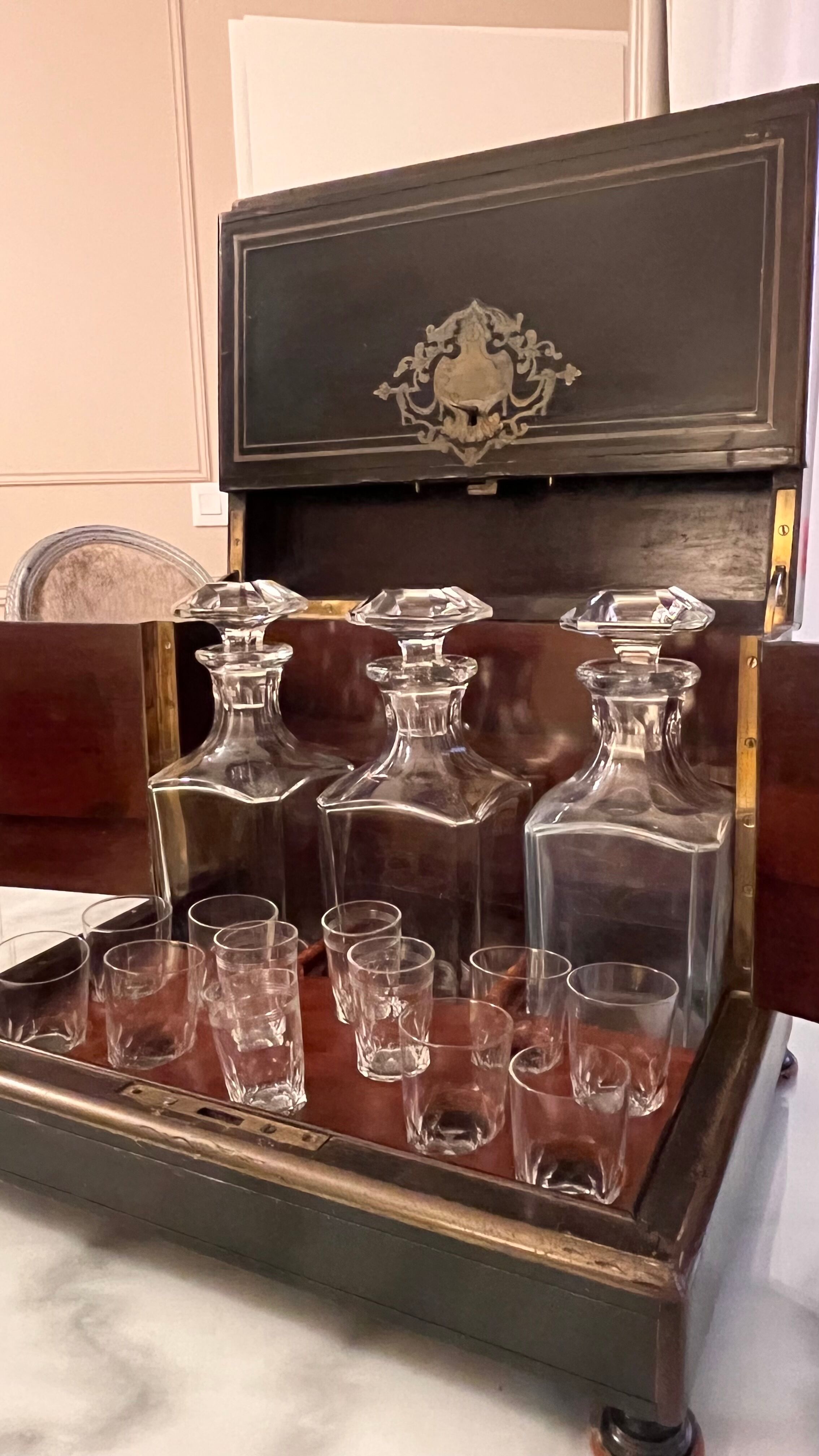 Liquor cellar Napoleon III Baccarat