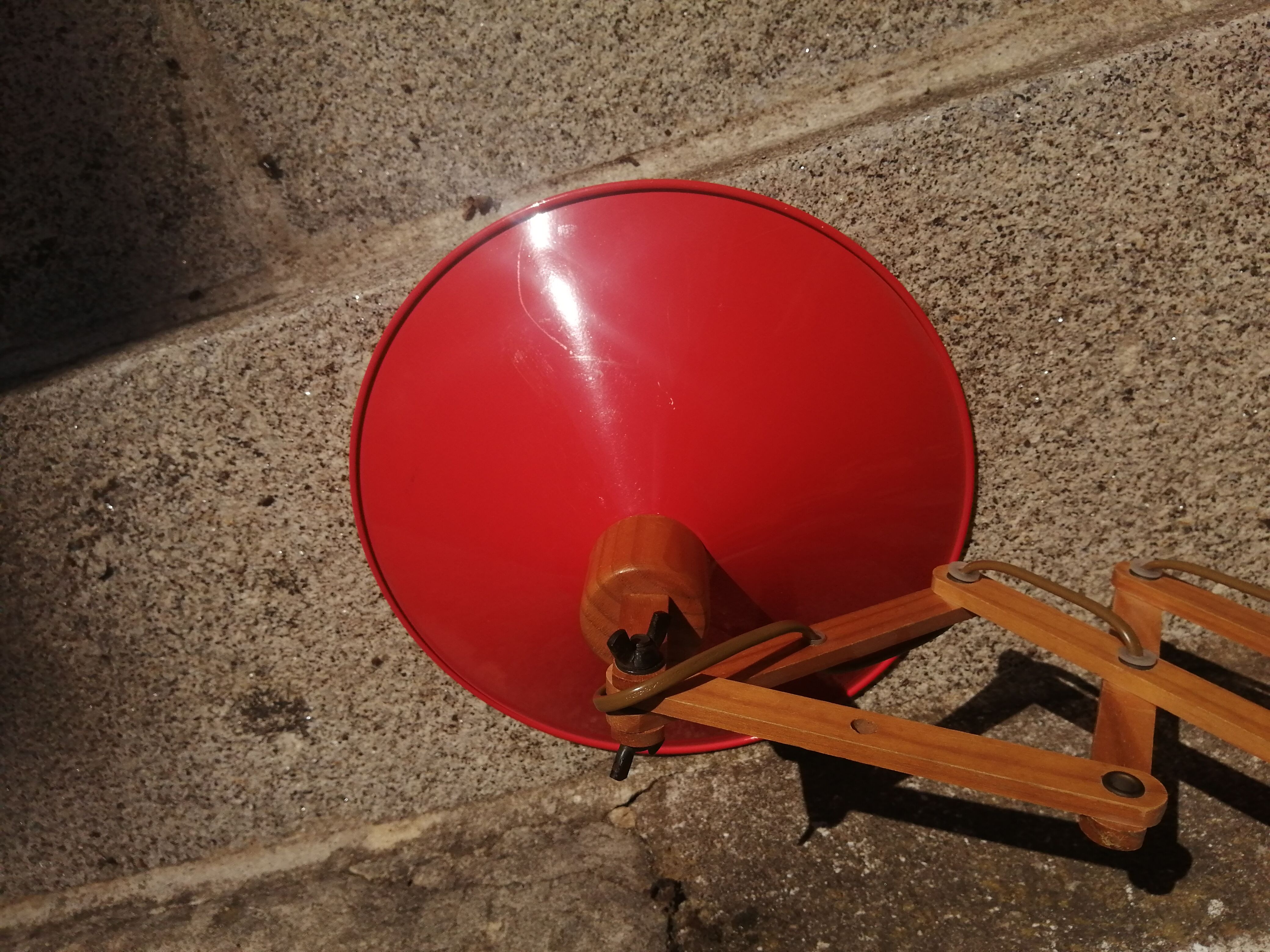 Scandinavian design wooden accordion wall lamp