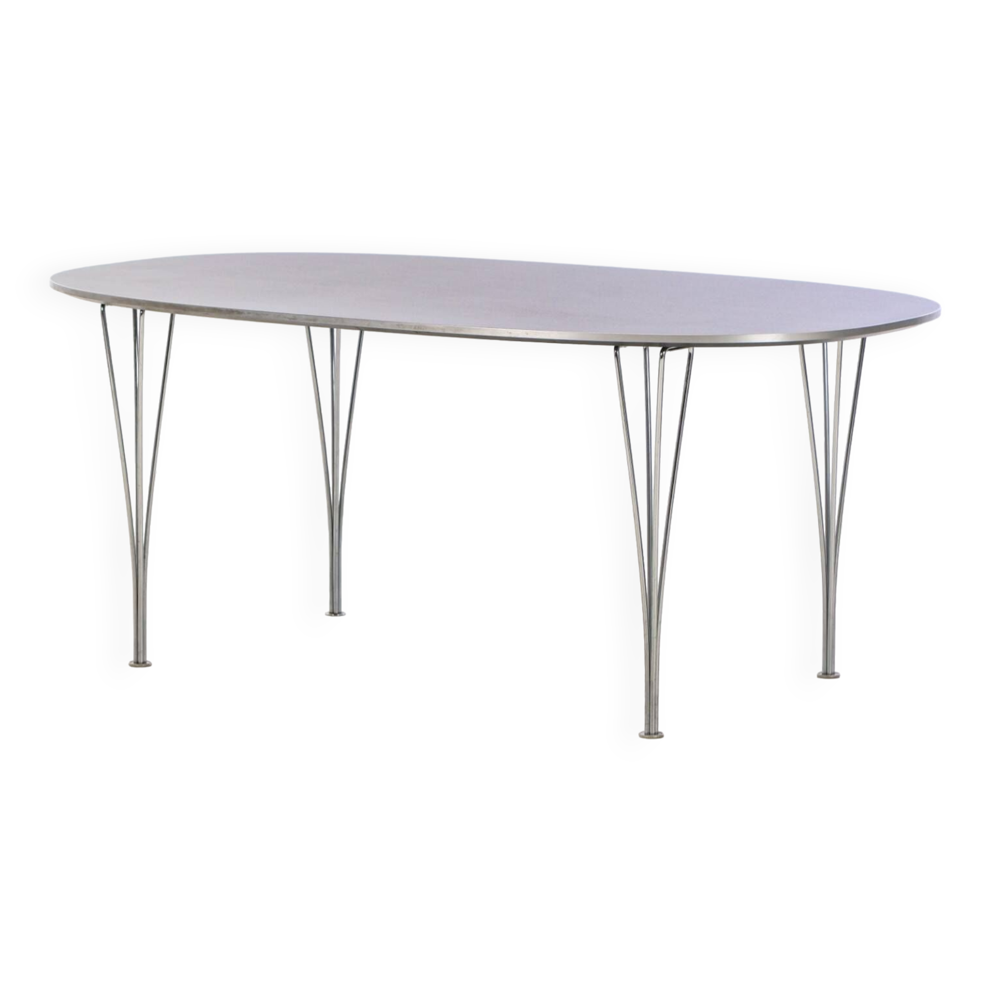 Superellipse table limited edition numbered by Bruno Mathsson and Piet Hein - Denmark 70s/80s