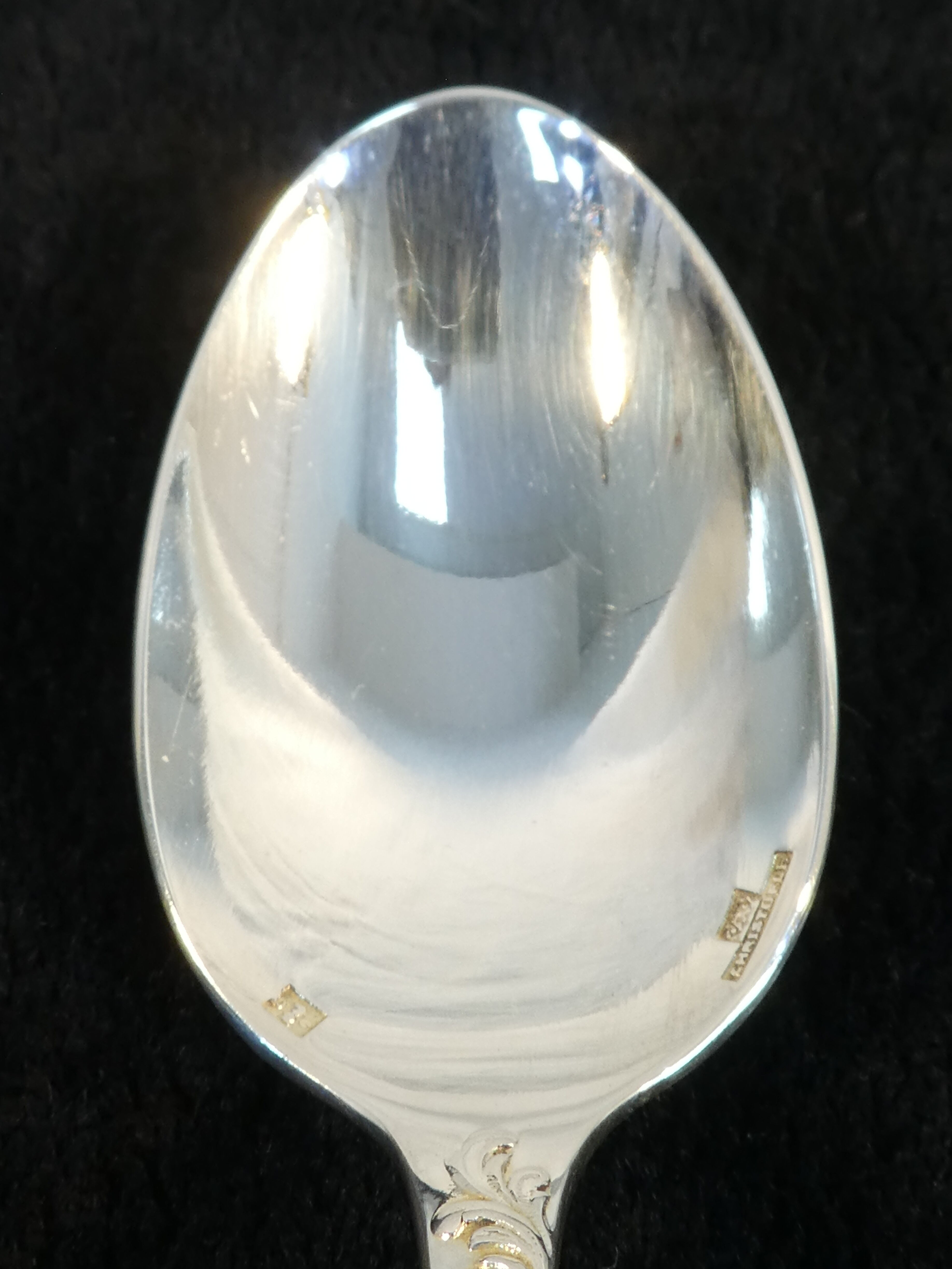 Christofle cutlery set in silver metal model MARLY