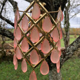 Glass tassel chandelier